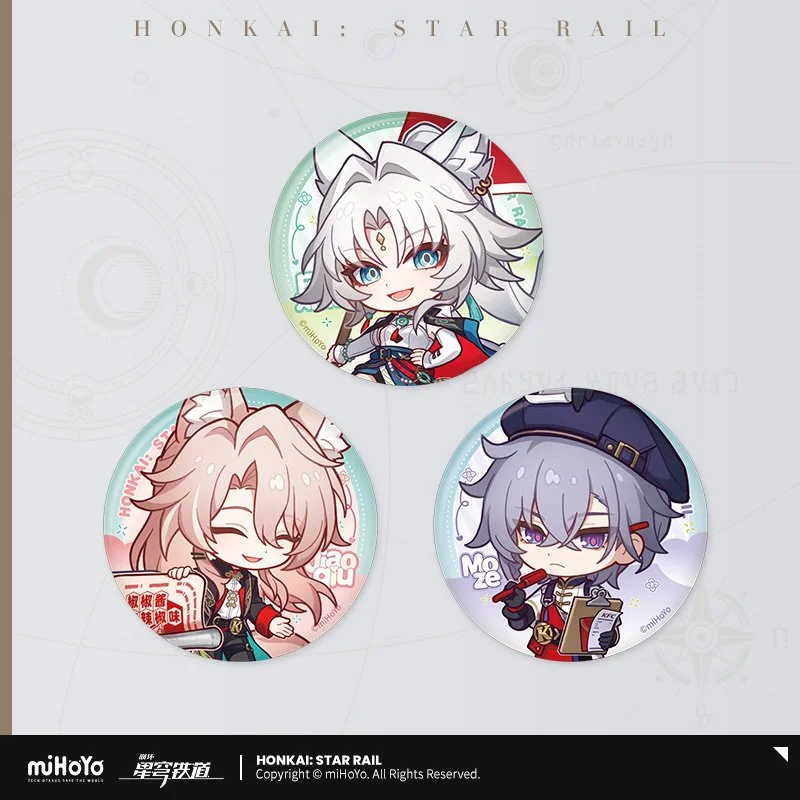 *Preorder* Honkai: Star Rail Express A Shared Taste Series Chibi Metal Pin