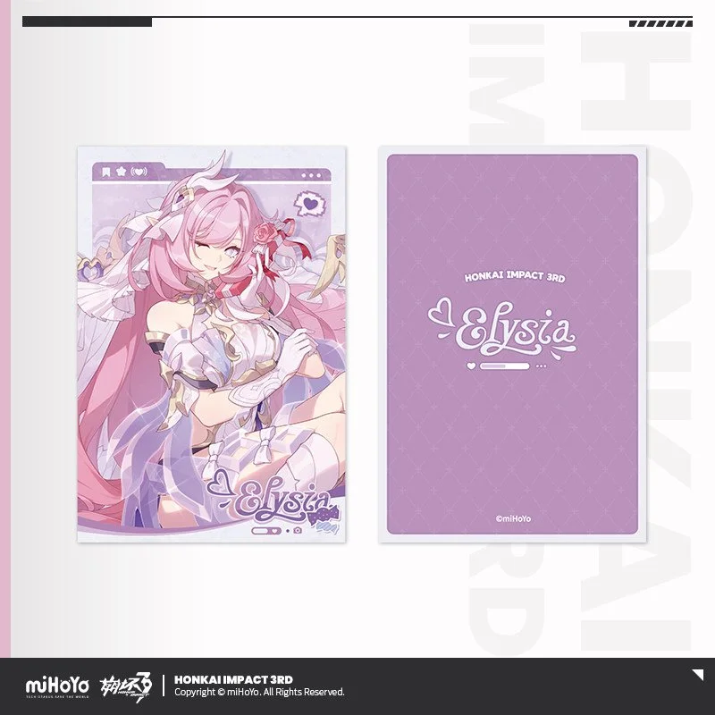 Honkai Impact 3rd Power of Love Series Flash Card Set: Elysia