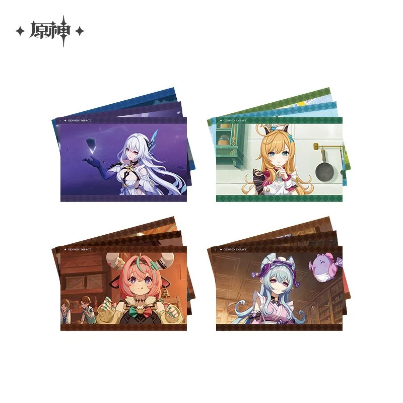 *Preorder* Genshin Impact Character PV Series Film Card Set of 3