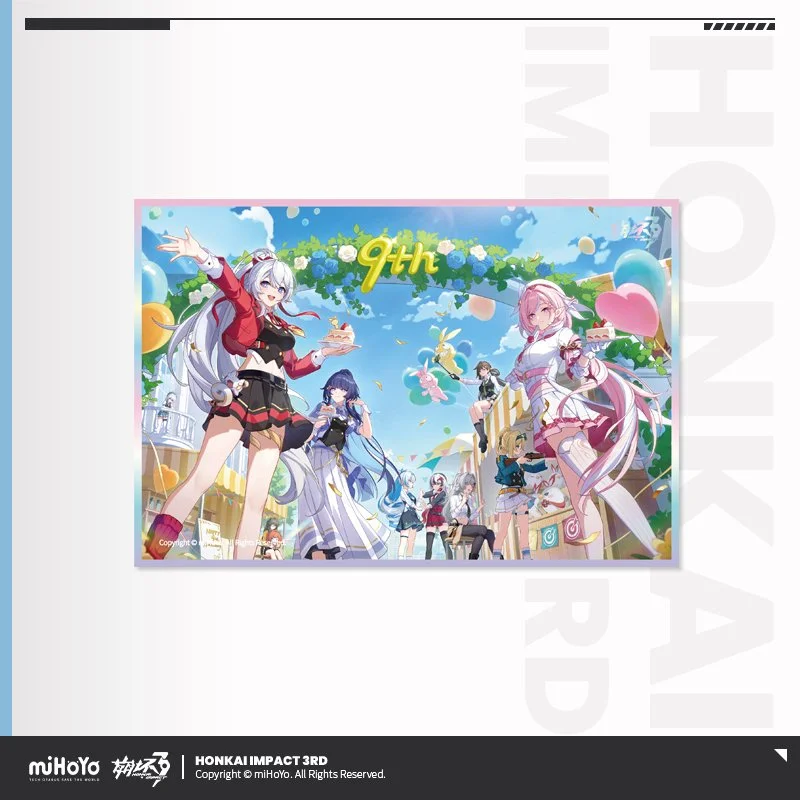 *Preorder* Honkai Impact 3rd: 9th Anniversary Series PET Shikishi Board