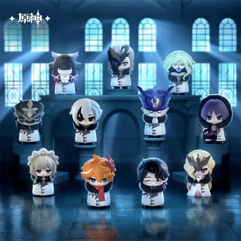 *Preorder* Genshin Impact Frost and Flame Series Fatui Harbingers Chibi Figure Blindbox (9 designs): Single Pull