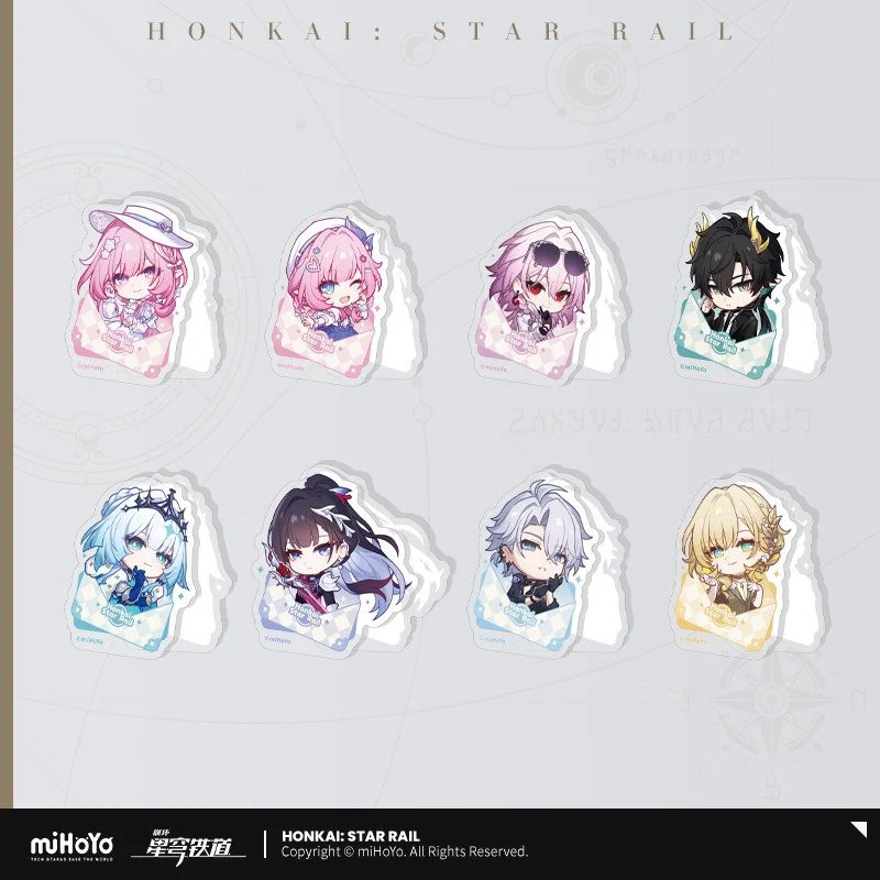 *Preorder* Honkai: Star Rail Nameless Honor Series Acrylic Clip Vol 4.0