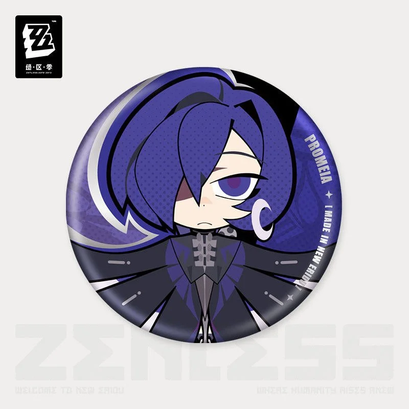 *Preorder* Zenless Zone Zero New Eridu Series Chibi Metal Pin: Krampus Compliance Authority: Promeia