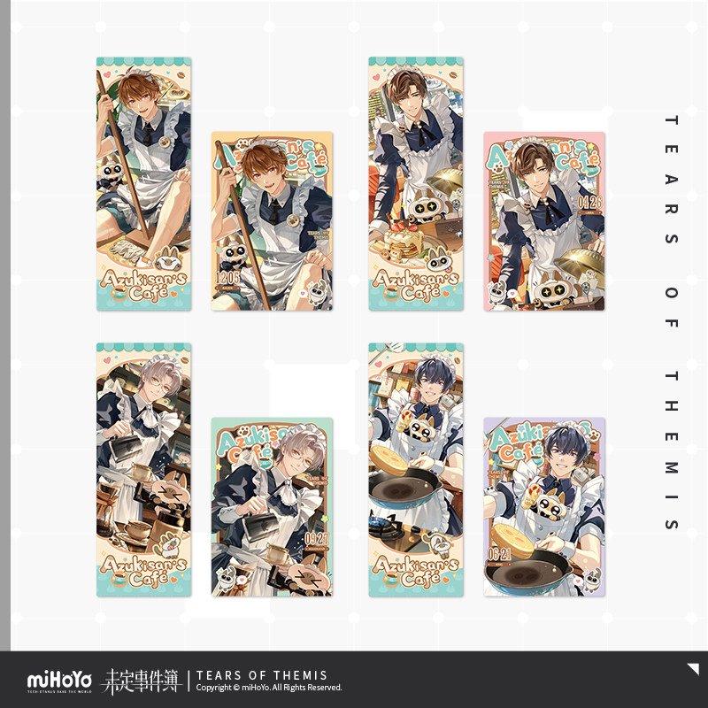 Preorder* Tears of Themis Love at Azukisan's Cafe Series Card and