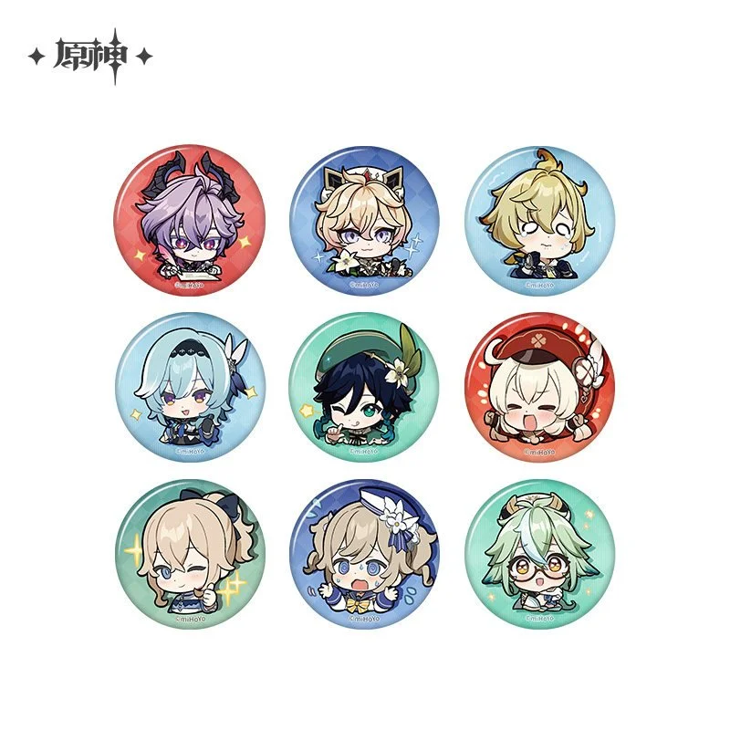 Genshin Impact Chibi Emoji Series Pin Badge: Mondstadt