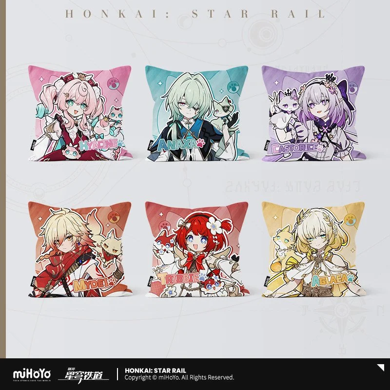 *Preorder* Honkai: Star Rail Little One and Cat Series Pillow Cover Vol 7.0