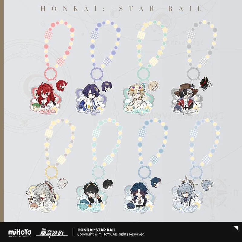 *Preorder* Honkai: Star Rail Boy's Dormitory Series Acrylic Keychain Vol 2.0
