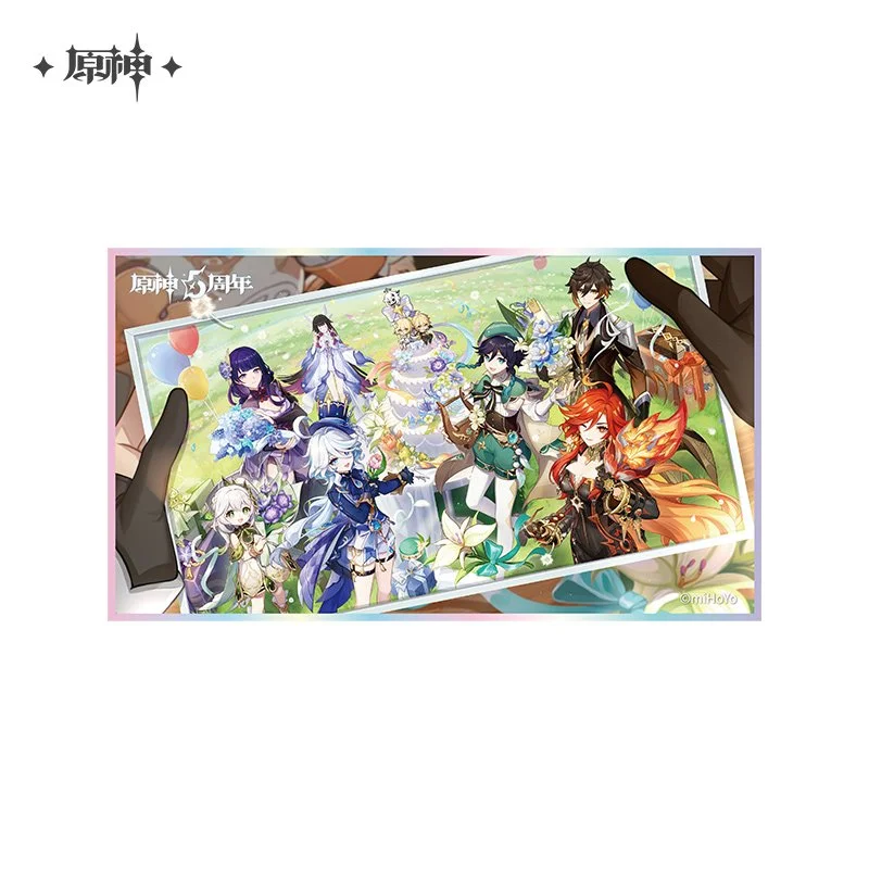*Preorder* Genshin Impact Anniversary Celebration Series Acrylic Shikishi Board Colored Paper