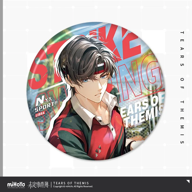Tears of Themis NXX Sport Series Metal Pin — Animon Official