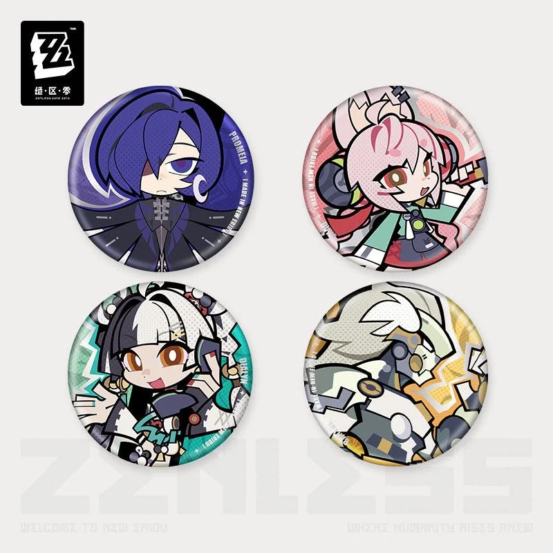 Zenless Zone Zero New Eridu Series Chibi Metal Pin: Krampus Compliance Authority