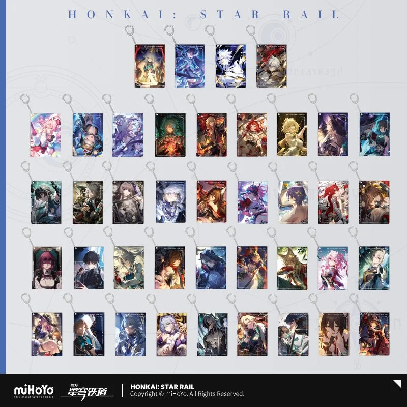 Honkai: Star Rail Light Cone Series Acrylic Keychain