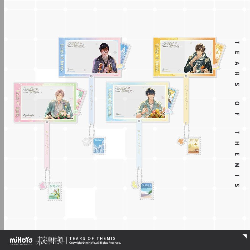 *Preorder* Tears of Themis Heart of Every Season: Seasons Series Acrylic Snapshot Stick