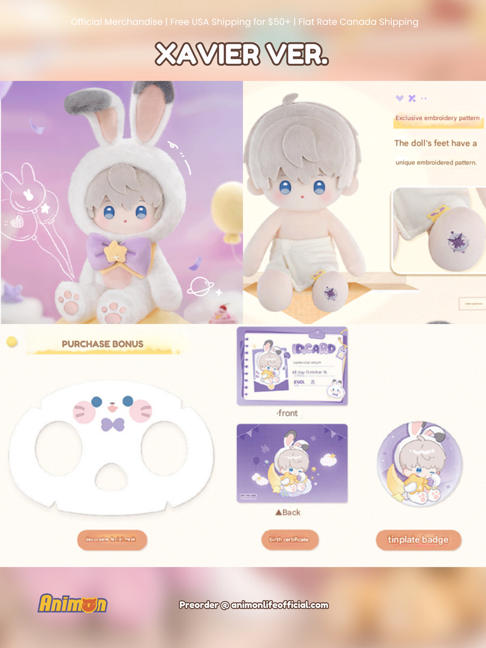 Preorder* Love and Deepspace Fluffy Party Series Plush Doll