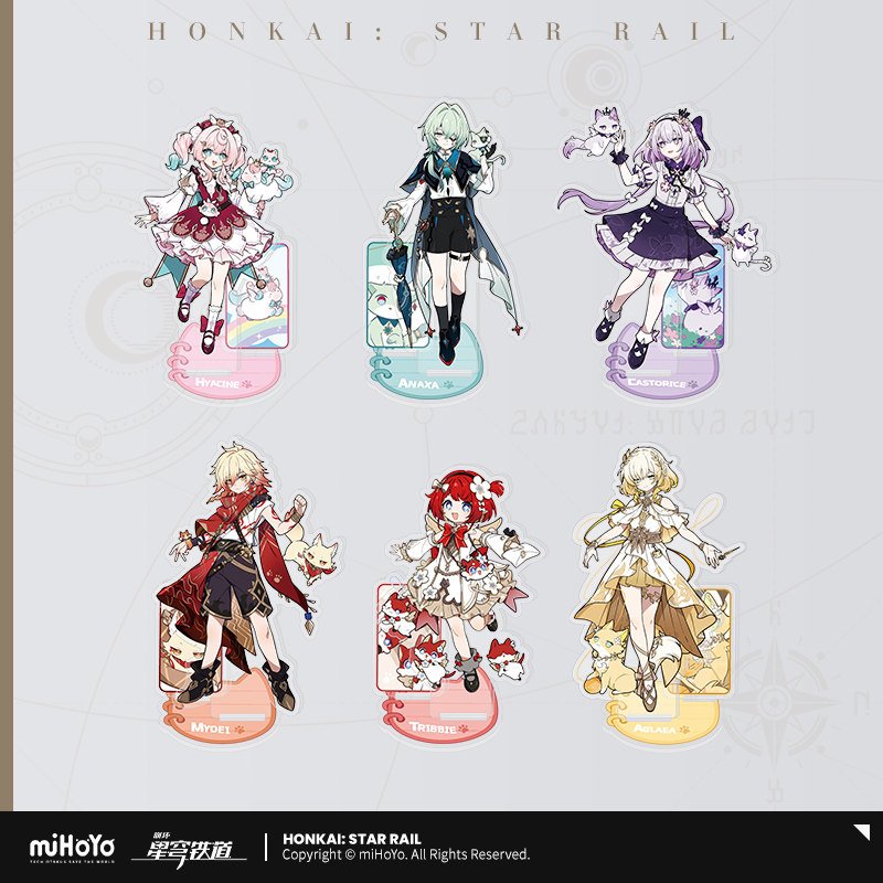 *Preorder* Honkai: Star Rail Little One and Cat Series Acrylic Standee Vol 7.0