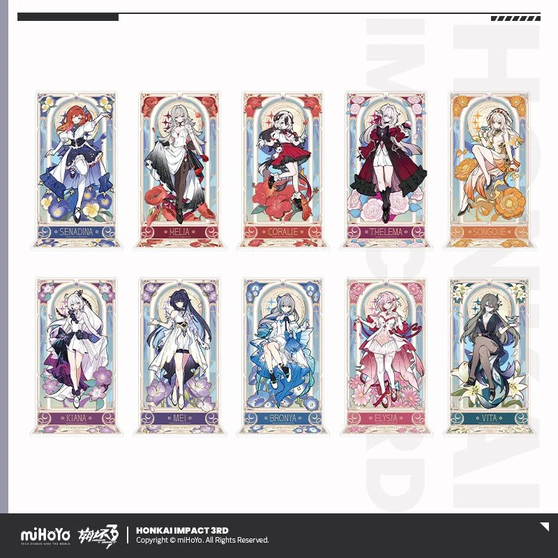 *Preorder* Honkai Impact 3rd Night Blooming Splendor Series Acrylic Standee