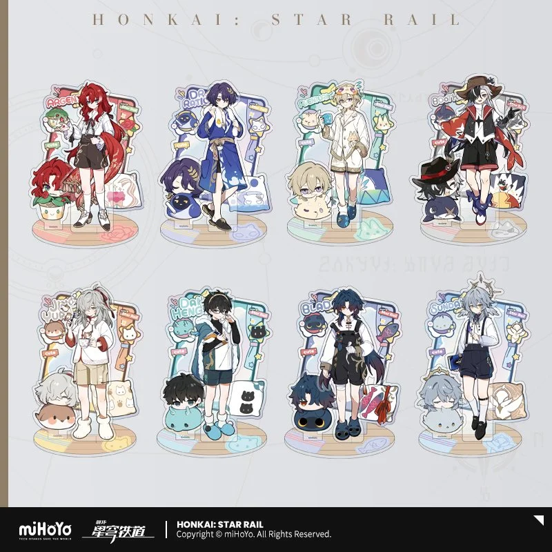 *Preorder* Honkai: Star Rail Boy's Dormitory Series Acrylic Standee Vol 2.0