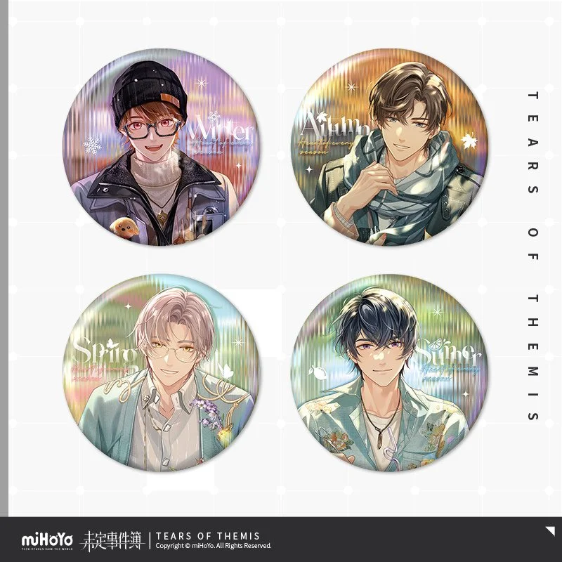 *Preorder* Tears of Themis Heart of Every Season: Seasons Series Metal Pin