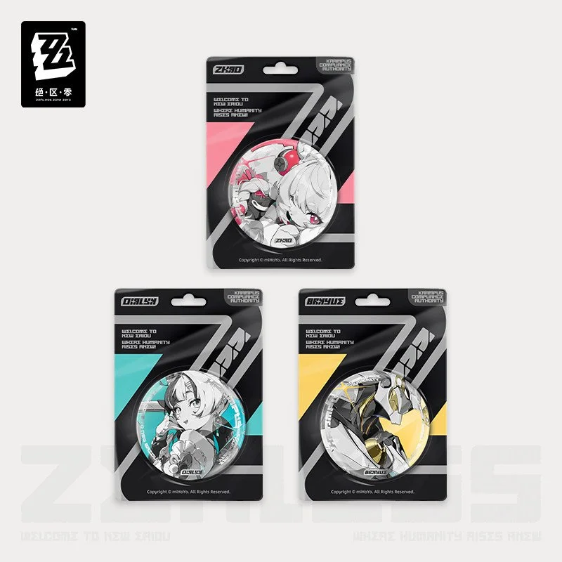 Zenless Zone Zero Mindscape Cinema Series Reflective Pin: Krampus Compliance Authority