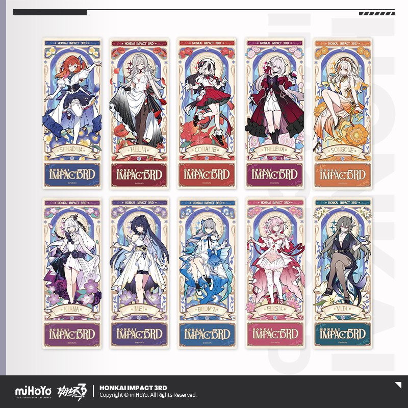 *Preorder* Honkai Impact 3rd Night Blooming Splendor Series Laser Ticket