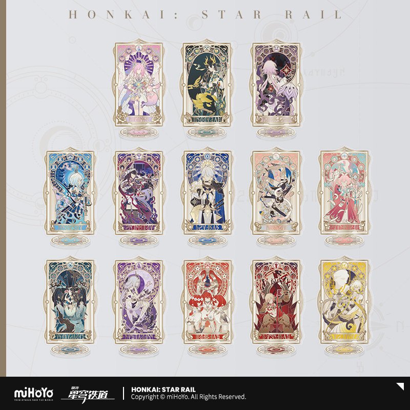 *Preorder* Honkai: Star Rail As I've Written Series Acrylic Spin Standee Vol 2.0