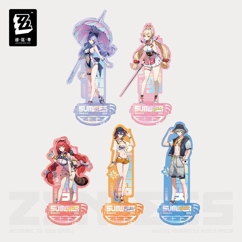 *Preorder* Zenless Zone Zero The New Eridu Fashion Series Acrylic Standee Vol 3.0