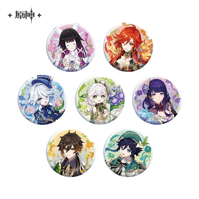 *Preorder* Genshin Impact Anniversary Celebration Series Metal Pin Button