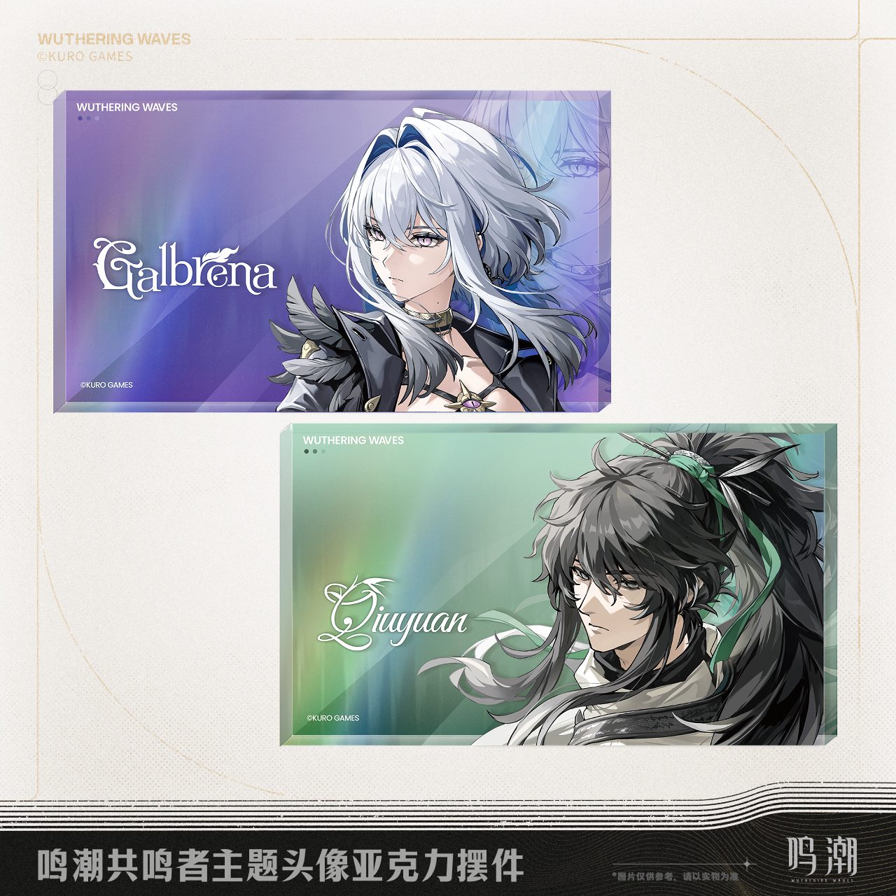 Wuthering Waves Resonator Themed Splash Art Embossed Shikishi