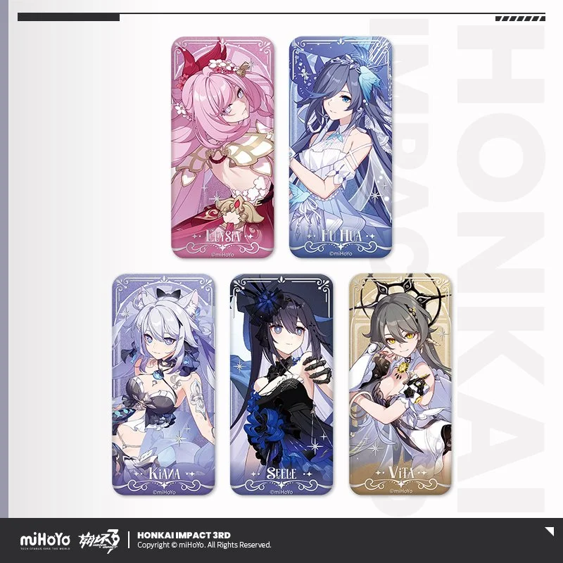*Preorder* Honkai Impact 3rd: Spinning Time's New Attire Series Rectangular Metal Pin