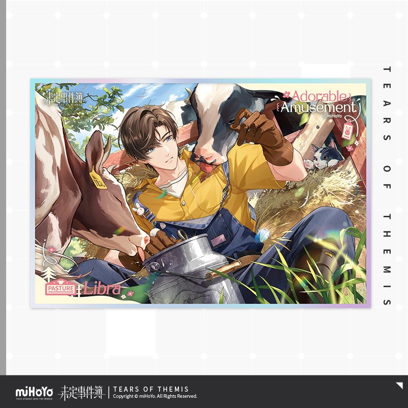 Tears of Themis "Adorable Amusement" Series Holographic Shikishi Board: Artem