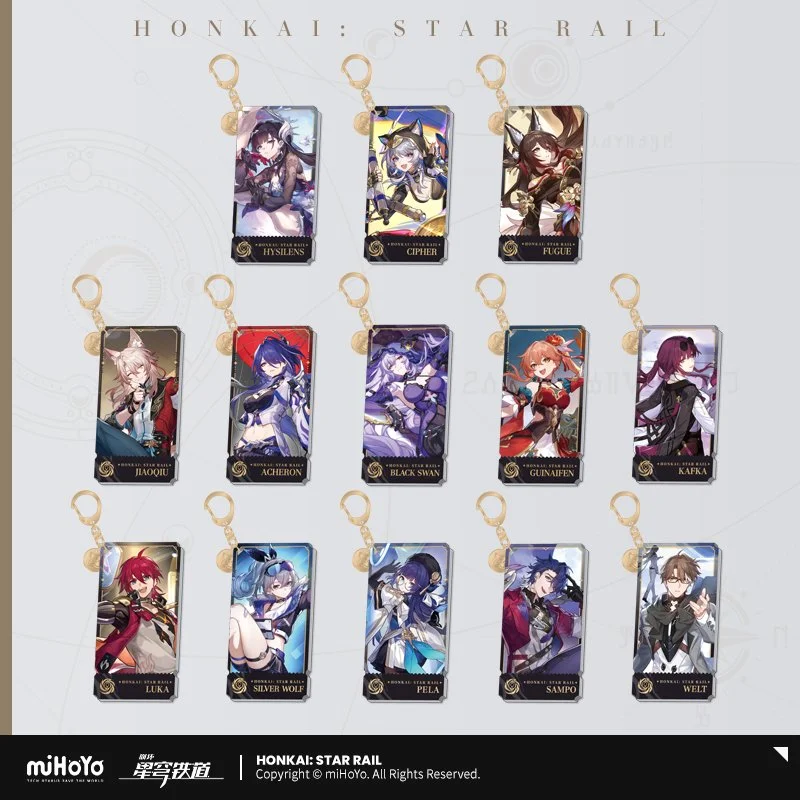 Honkai: Star Rail Official Art Series Acrylic Keychain: The Nihility