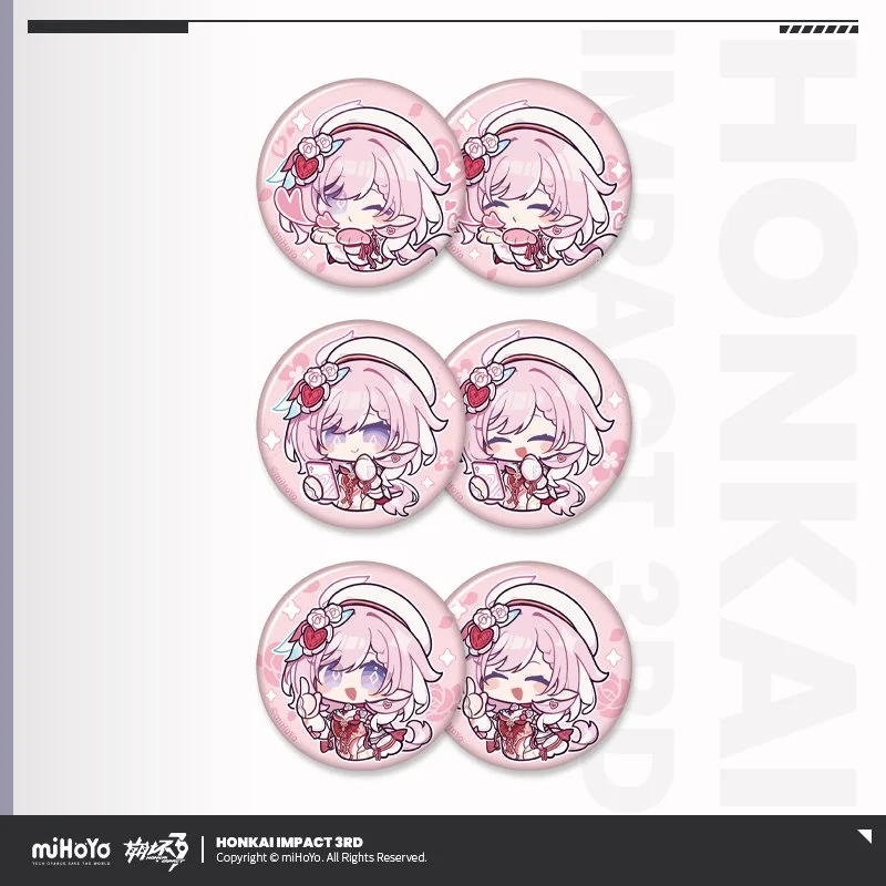 *Preorder* Honkai Impact 3rd: Honkai Meme Series Elysia Theme Pin