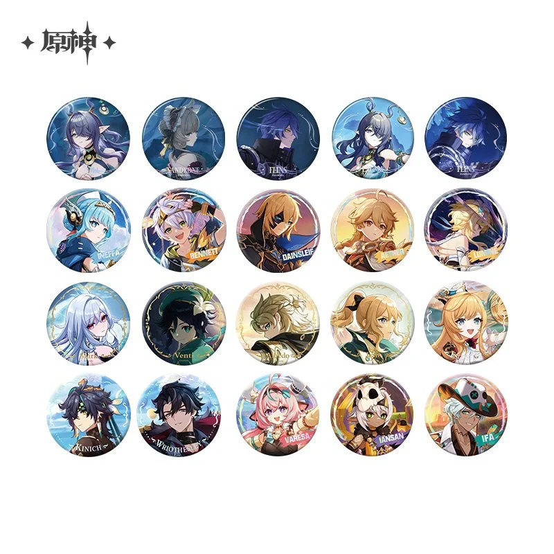 *Preorder* Genshin Impact Theme Series Character Pin Badge Vol 8.0
