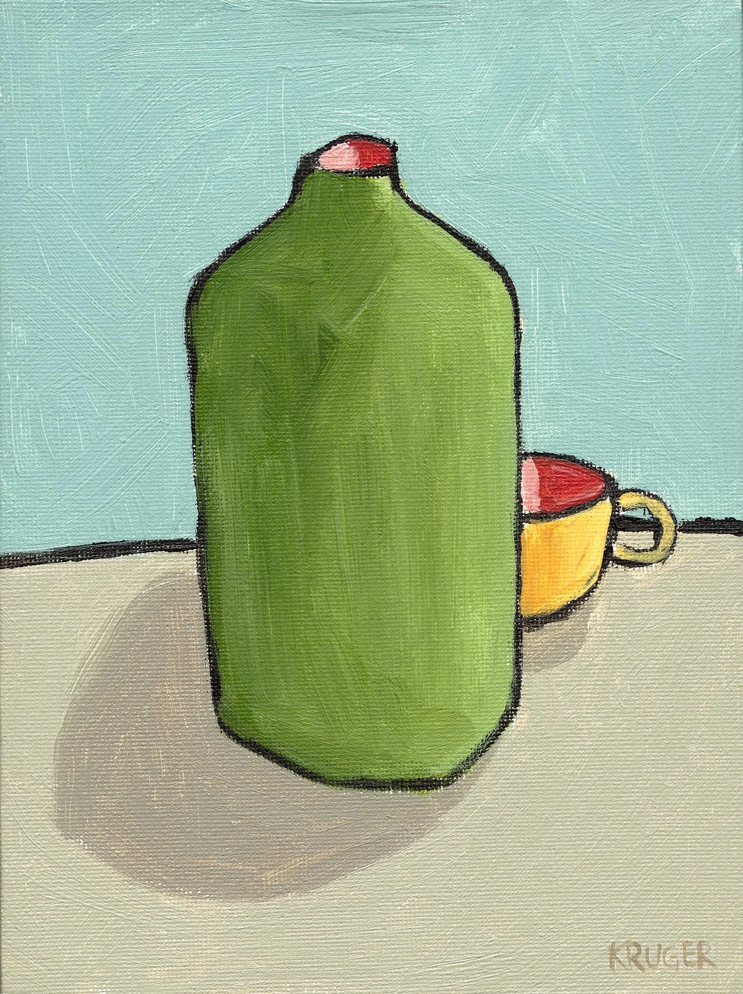 Acrylic on canvas, 22 × 27cm “Holding space”, a group exhibition at Block J Studio Gallery, Botany, NSW, 2021