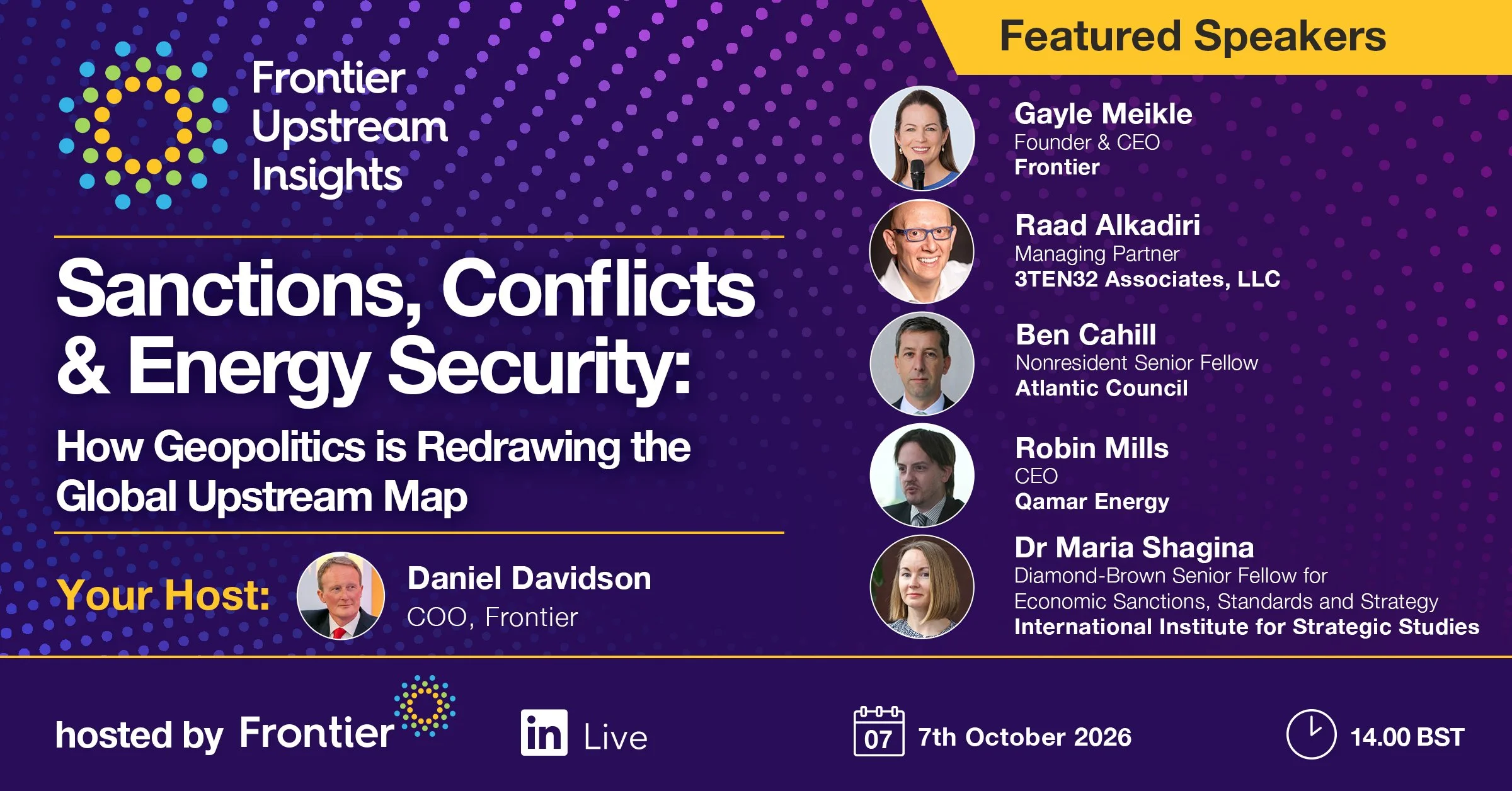Sanctions, Conflicts & Energy Security: How Geopolitics is Redrawing the Global Upstream Map
