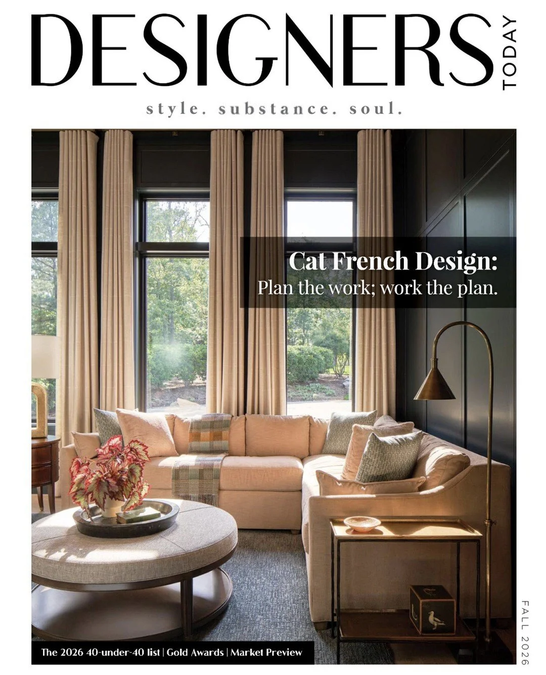 🤩👀 The cover of @designerstoday, featuring yours truly 🎉🎉 ⁠
⁠
We always say that we want to let the work speak for itself, because that's where our heart is. As a team and a business, we put our soul into making homes that are just what our clien