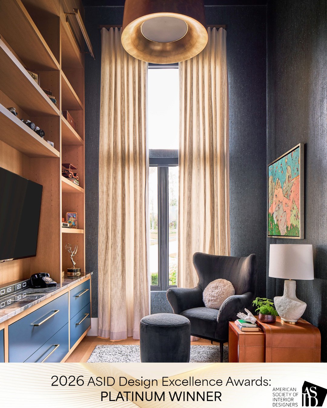 📣 🥳 IT'S OFFICIAL! ⁠
She's an award-winning home 🎉🎉 ⁠
⁠
Last weekend, The American Society of Interior Designers (ASID) @asidcarolinas held their annual conference, where we took home The Platinum Award for Design Excellence. It's the highest hon