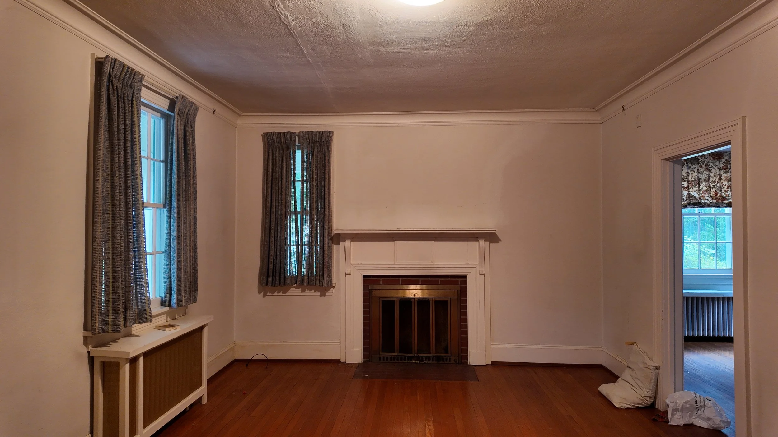 living room renovation in historic home chapel hill nc chapel hill interior designer durham interior designer cat french design