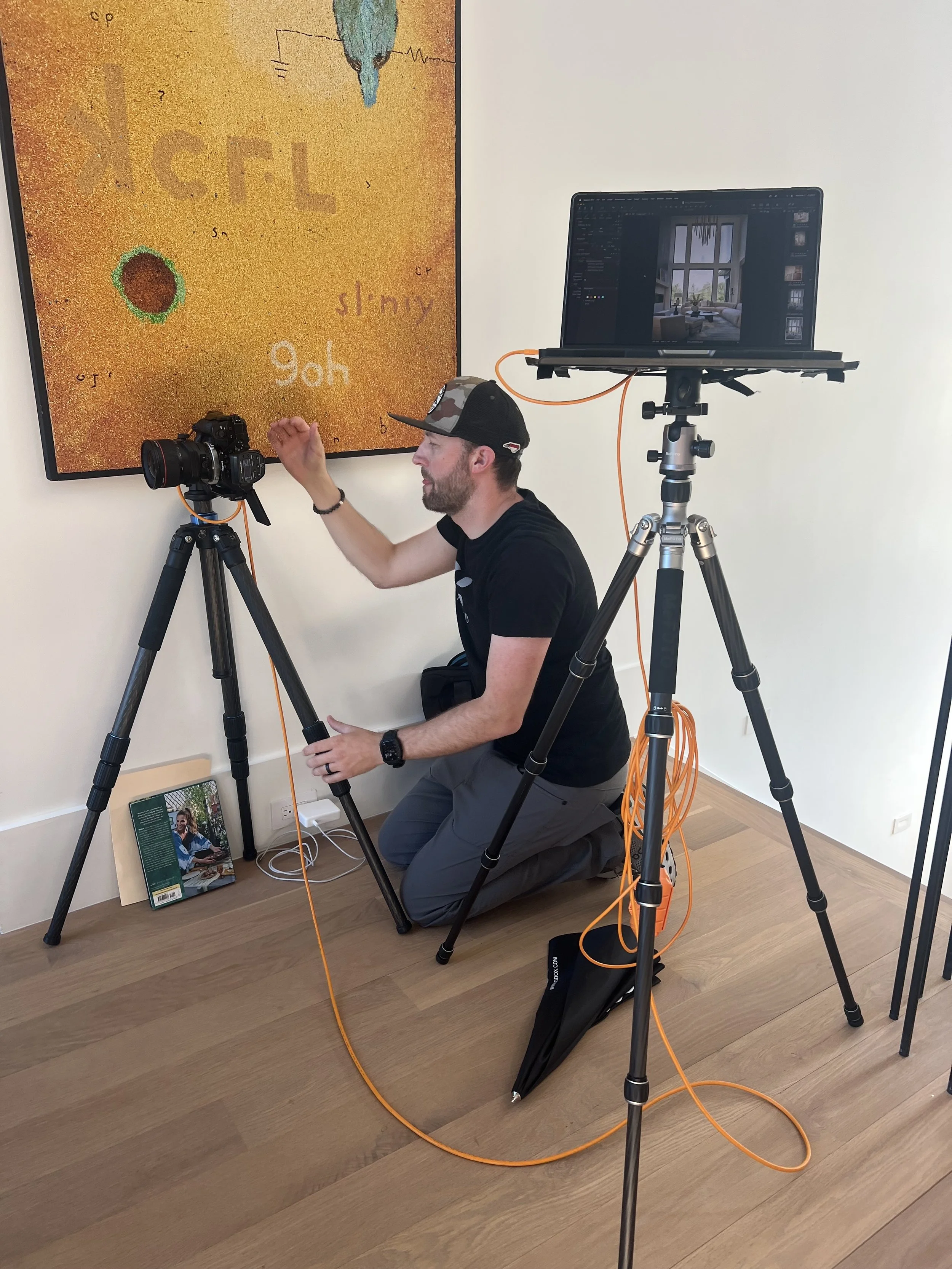 photographer capturing interior design custom home by cat french design chapel hill durham interior designer