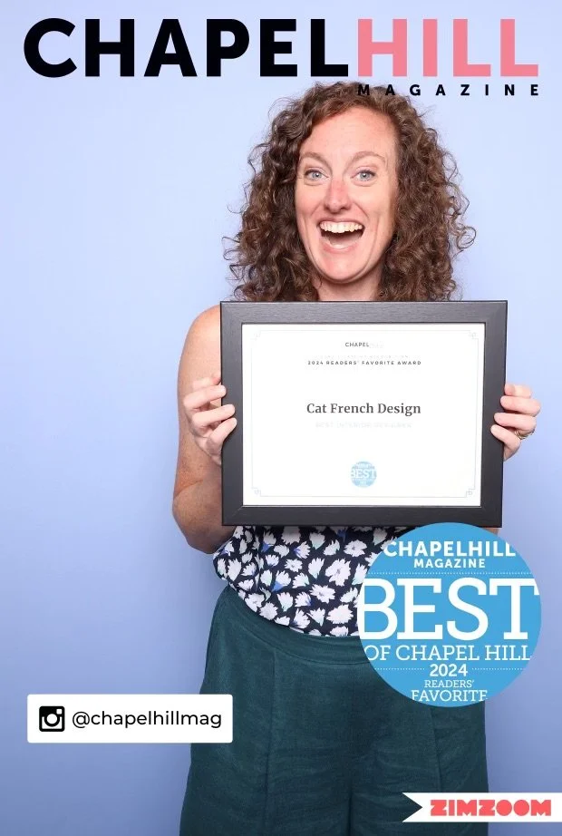 Cat french best of chapel hill award chapel hill magazine chapel hill interior designer durham interior designer
