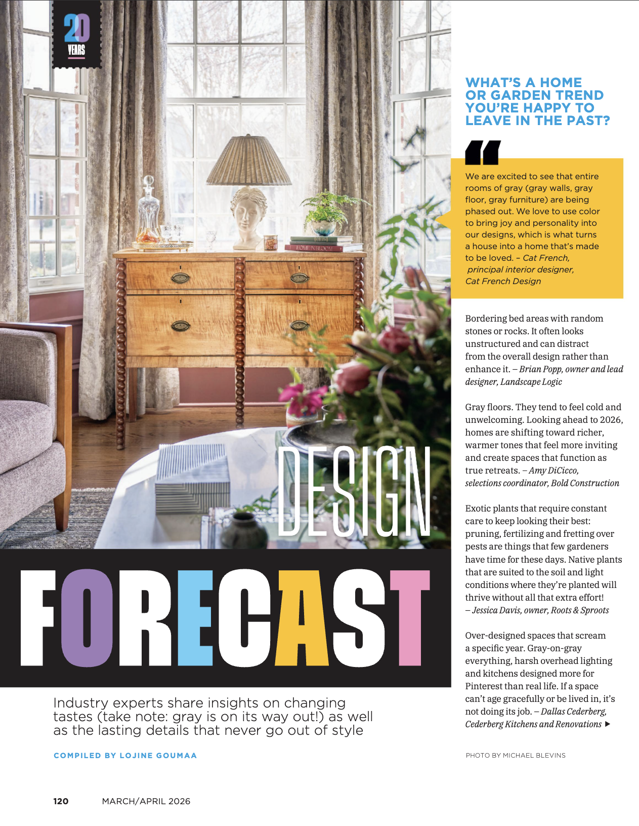sunny room with curtains and antique sideboard bust lamp by cat french design in chapel hill magazine feature