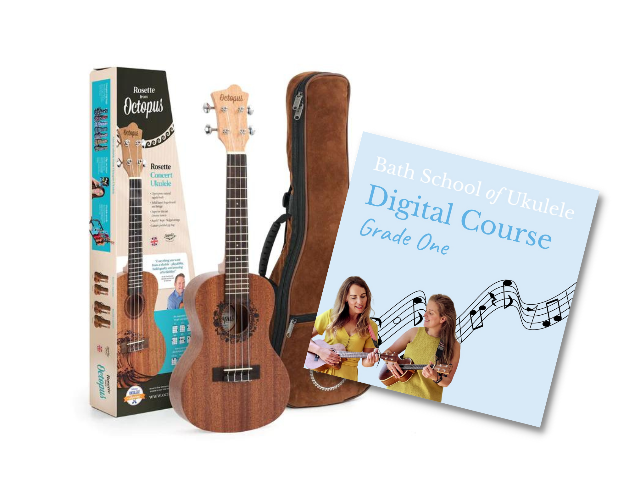 Rosetta Concert Ukulele and Digital Course - Grade One £130