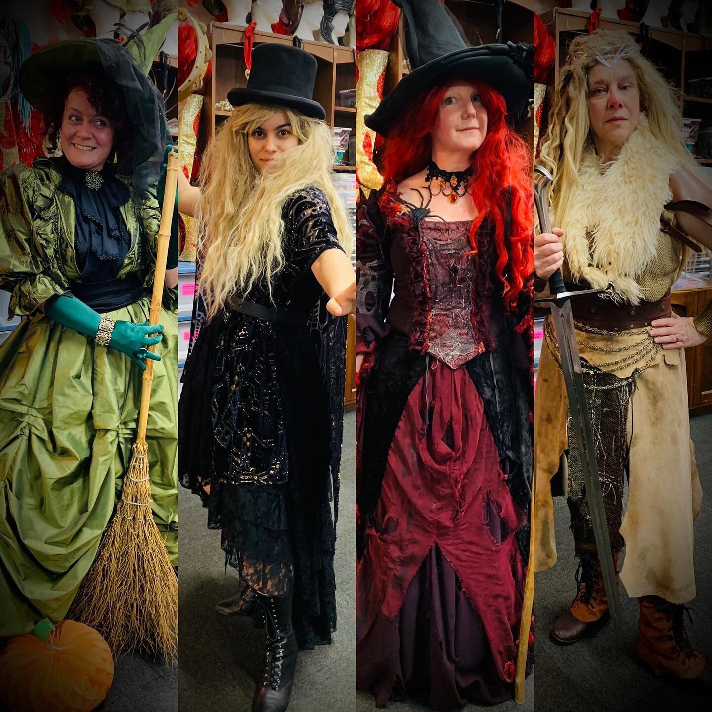 Which Witch? 🎃👻💀🧛🏿&zwj;♂️🕷🕸🔥 #halloween2022 #classichalloween #broomstickseason #costumehire #fancydress