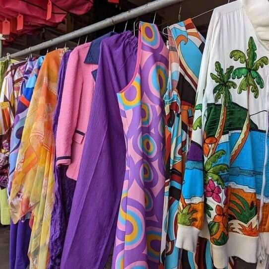 We're back to work and taking advantage of the best weather for colourful laundry! Cruise on in for all your costume needs. 🛳️🏝️🌞