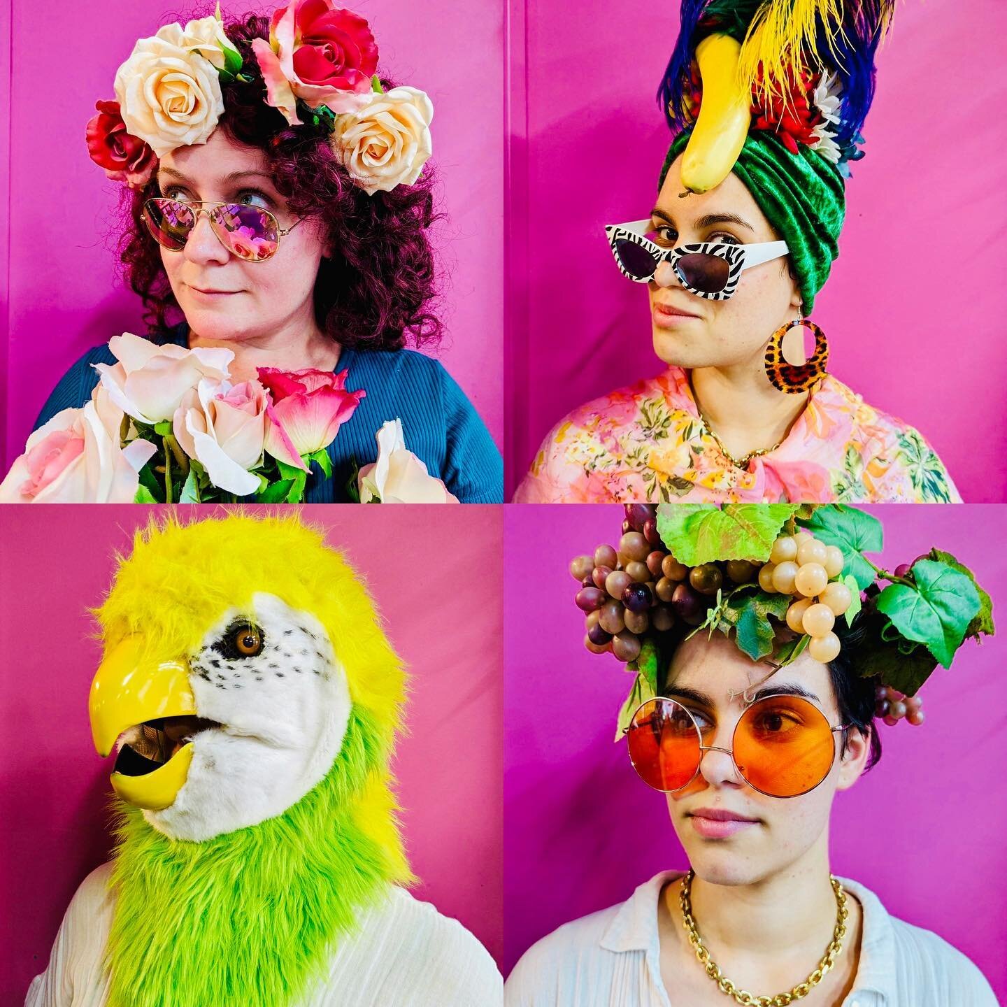 Don&rsquo;t let the humidity put you off wearing an awesome costume - just go with the heat madness! Put some fruit on your head! Be a budgie! 🍊🍍🐤🍐🍒
