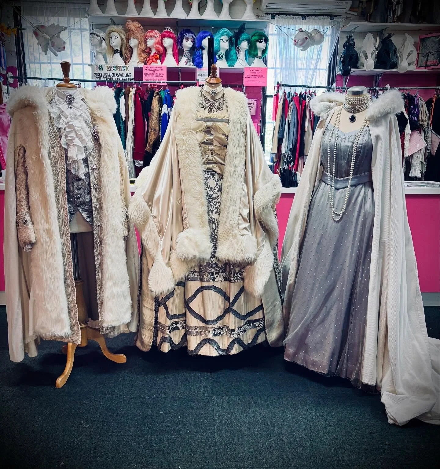 A Sumptuous and Wintry Royal theme for the King&rsquo;s Birthday long weekend. 🎂❄️🌨️⛄️👑We will be open on Saturday 10-5 but closed on Monday 8th June for the public holiday
#royalty #periodcostume #costumehire