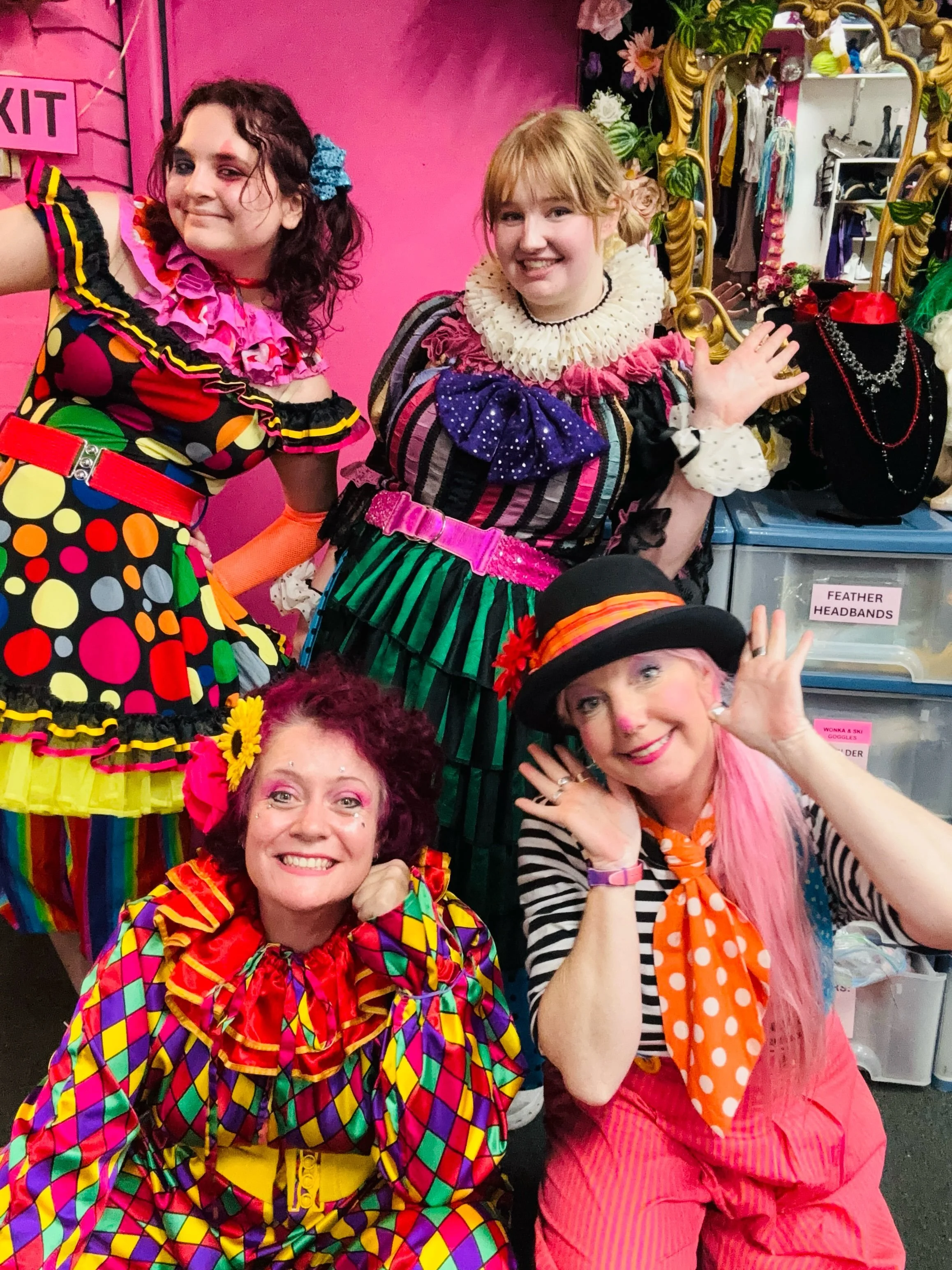 These adorable clowns have had the most incredible lead up to Halloween 2026! One more day to go and we are on track to smash every record in the Wardrobe history 💖🧛&zwj;♀️👻🍾
Our brilliant customers let us bring so much creativity and joy into dr