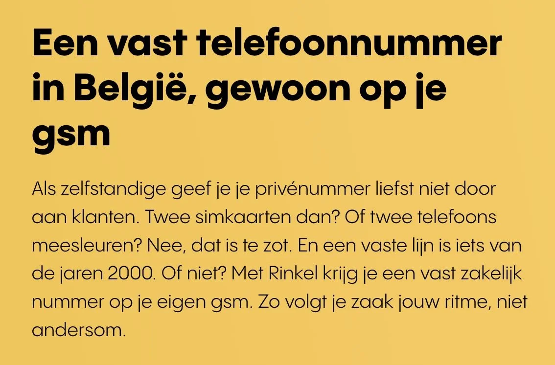 Bram Vuylsteker - brand narrative strategist - Rinkel