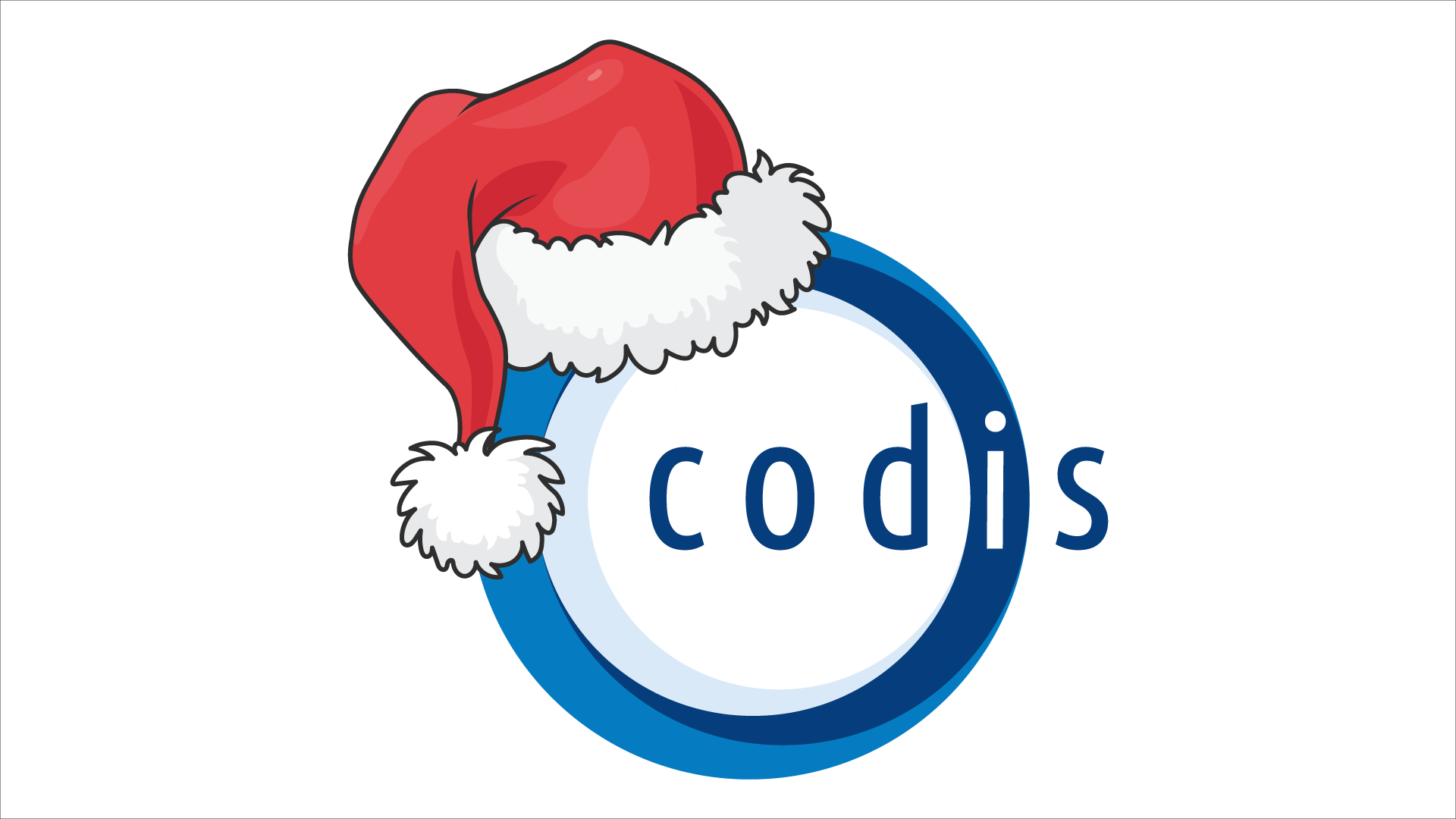 codis logo with christmas hat