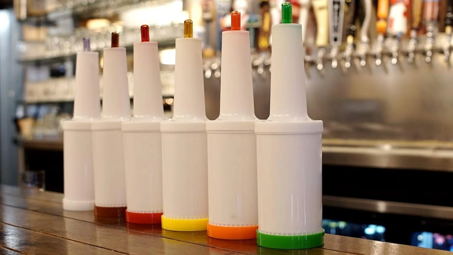 Flow-N-Stow Fruit Juice & Liquor Bar Pour Bottles