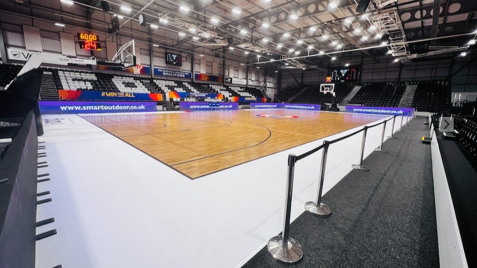 Newcastle eagles basketball court